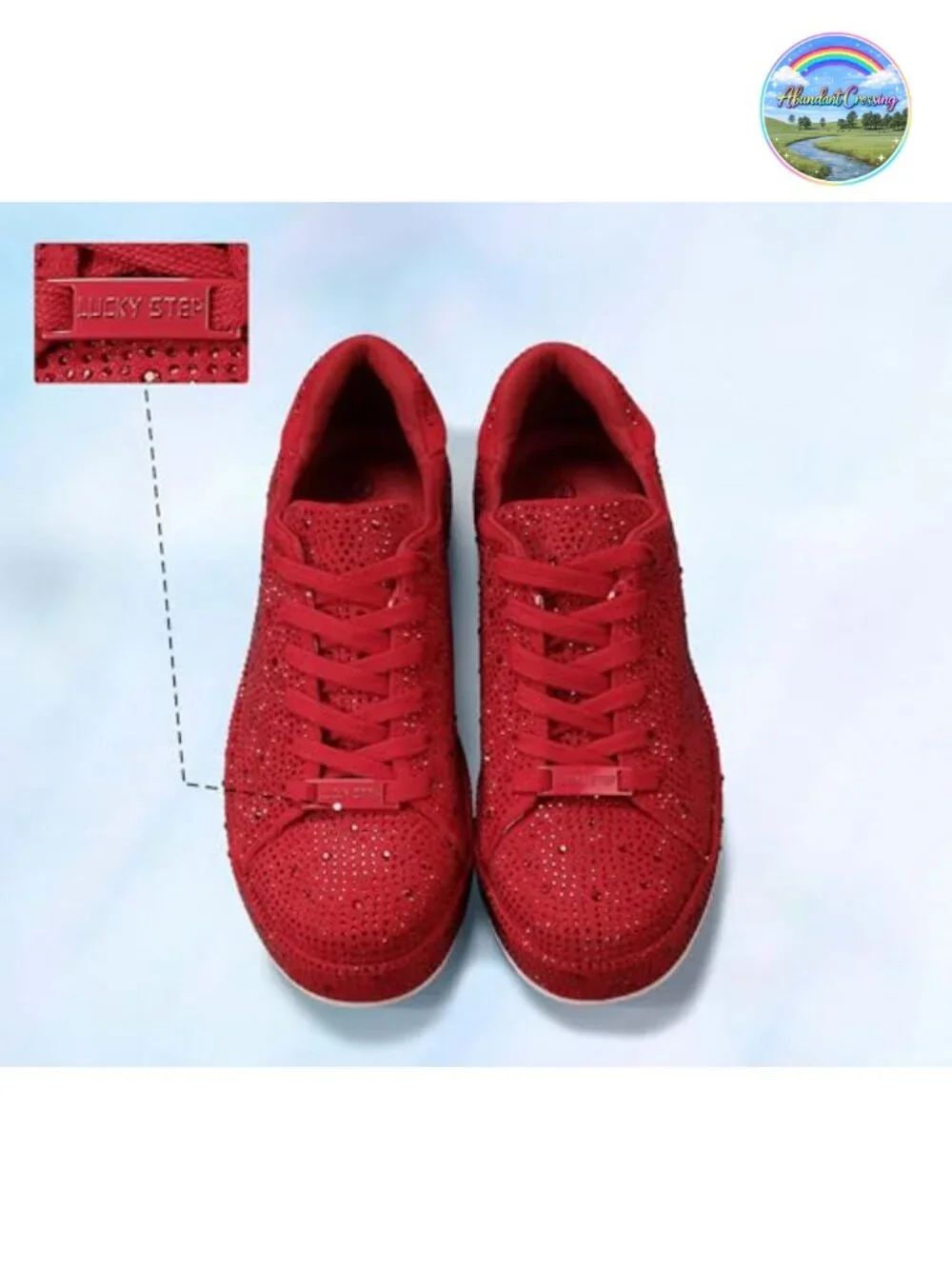 Rhinestone Sneakers for Women Low Top Sparkly Wedding Tennis Shoes
